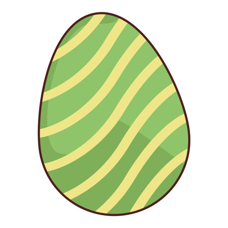 Easter egg cartoon vector illustration graphic designのイラスト素材