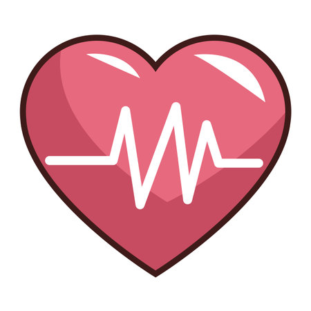 Kidney Sick Funny Cartoon In Over Medical Heart Symbol Vector