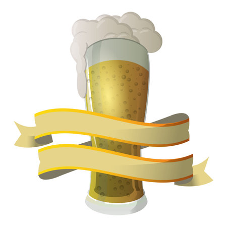 Cold beer cup isolated vector illustration graphic designのイラスト素材