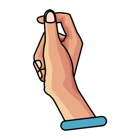 Hand sign isolated vector illustration graphic designのイラスト素材