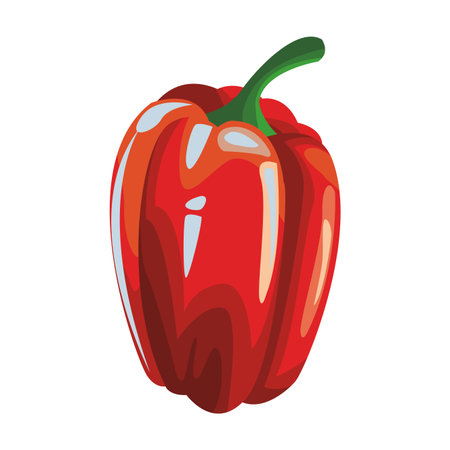 Pepper vegetable isolated vector illustration graphic designのイラスト素材