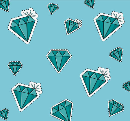 Diamonds pattern background cartoons vector illustration graphic designのイラスト素材