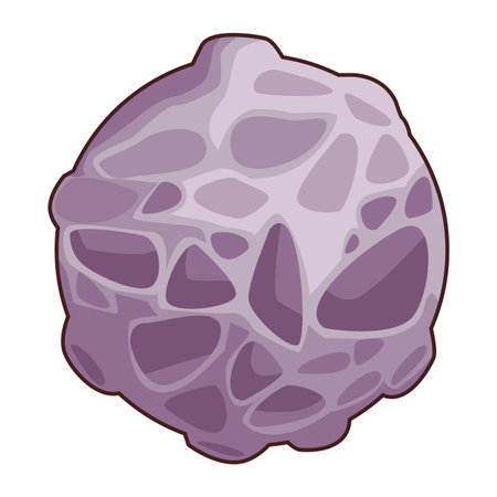 Meteor cartoon isolated vector illustration graphic designのイラスト素材