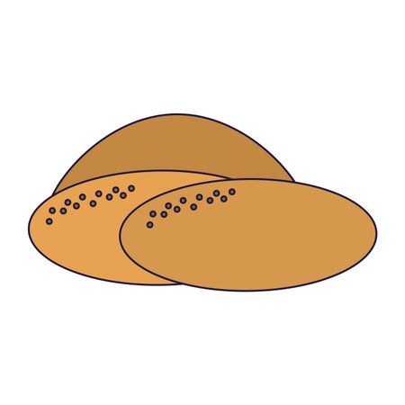 Set of wheat breads vector illustration graphic designのイラスト素材
