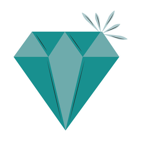 Luxury diamond stone cartoon vector illustration graphic designのイラスト素材