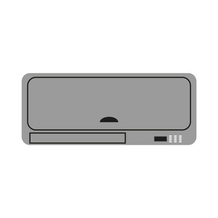 air conditioner device isolated vector illustration graphic designのイラスト素材