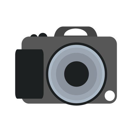 Photographic camera symbol isolated vector illustration graphic designのイラスト素材