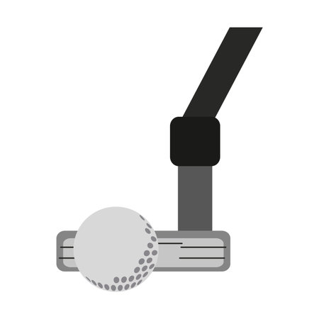 Golf club with ball vector illustration graphic designのイラスト素材