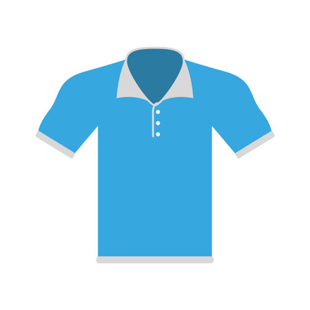 Male golf shirt vector illustration graphic designのイラスト素材