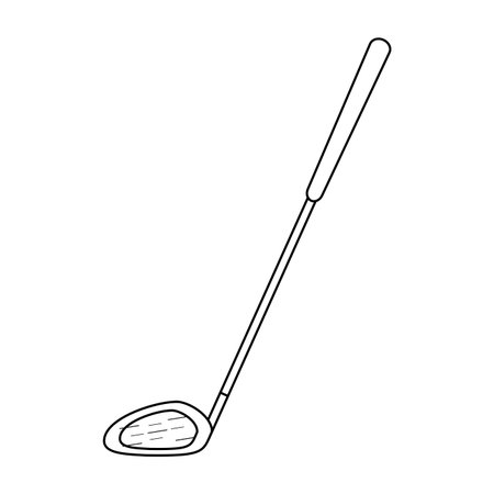 Golf club equipment isolated vector illustration graphic designのイラスト素材