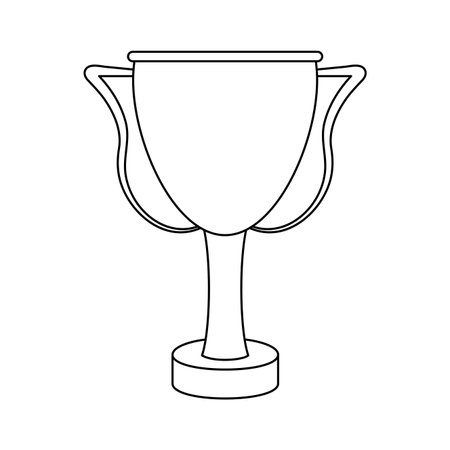 Sport trophy winner cup vector illustration graphic designのイラスト素材