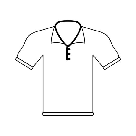 Male golf shirt vector illustration graphic designのイラスト素材