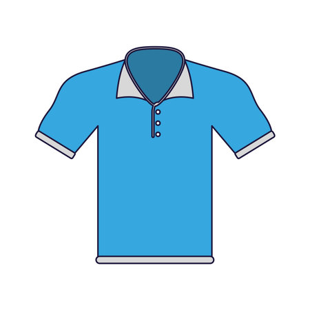 Male golf shirt vector illustration graphic designのイラスト素材