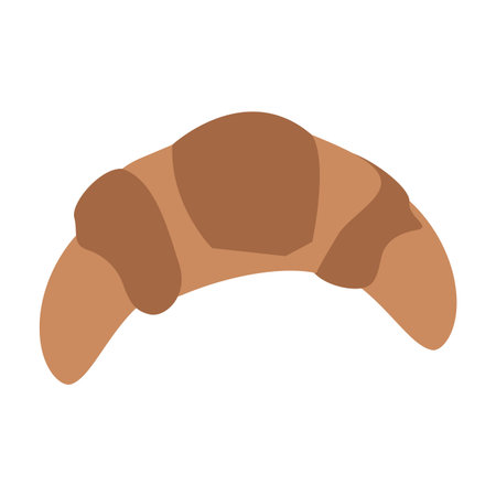 Croissant french bread isolated vector illustration graphic designのイラスト素材