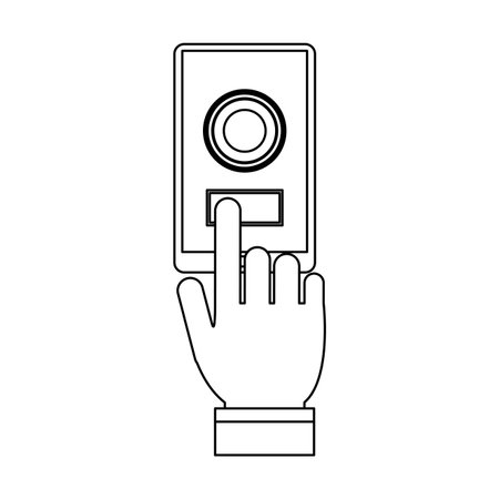 Online payment and money transfer from smartphone vector illustration graphic designのイラスト素材