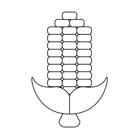 Corn food symbol vector illustration graphic designのイラスト素材