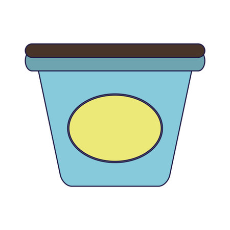 Butter cup product vector illustration graphic designのイラスト素材