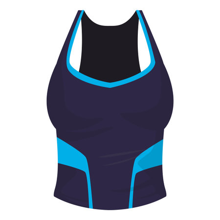 Women fitness blouse sport clothes vector illustration graphic designのイラスト素材