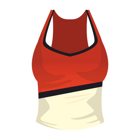 Women fitness blouse sport clothes vector illustration graphic designのイラスト素材