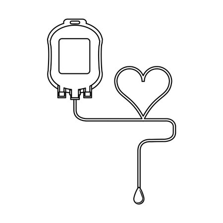 Blood bag symbol vector illustration graphic designのイラスト素材