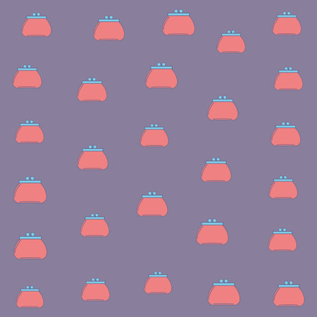 coins purse financial background colorful vector illustration graphic designのイラスト素材