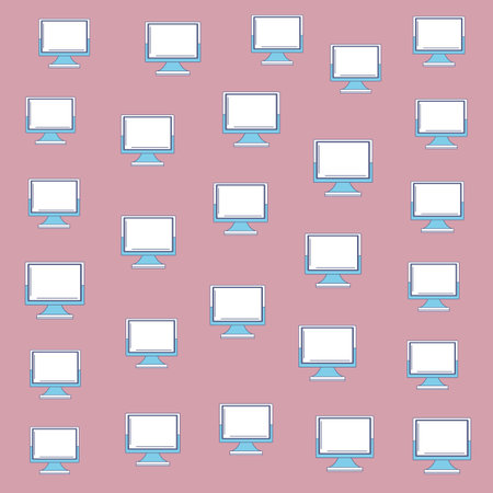 computer financial background colorful vector illustration graphic design