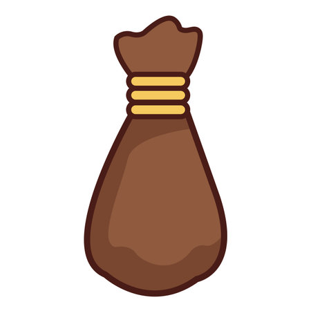 cute bag cartoon vector illustration graphic designのイラスト素材