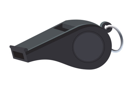 referee whistle icon isolated vector illustration graphic designのイラスト素材