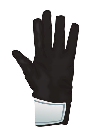 goalkeeper glove icon isolated vector illustration graphic designのイラスト素材