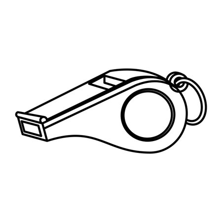 referee whistle icon vector illustration graphic designのイラスト素材