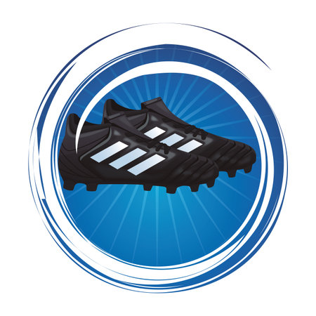 soccer boots icon pop art vector illustration graphic designのイラスト素材