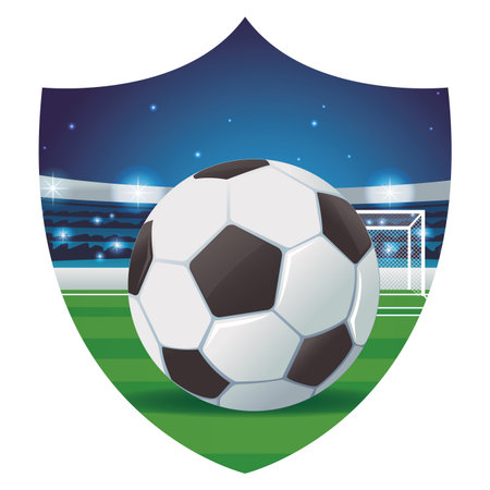 football sport cartoon vector illustration graphic designのイラスト素材