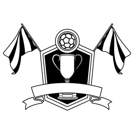 football sport cartoon vector illustration graphic designのイラスト素材