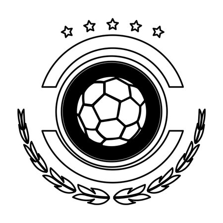 football sport cartoon vector illustration graphic designのイラスト素材