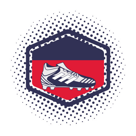 football sport cartoon vector illustration graphic designのイラスト素材