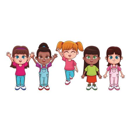 cute children cartoon vector illustration graphic designのイラスト素材