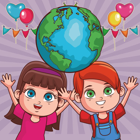 cute children cartoon vector illustration graphic designのイラスト素材