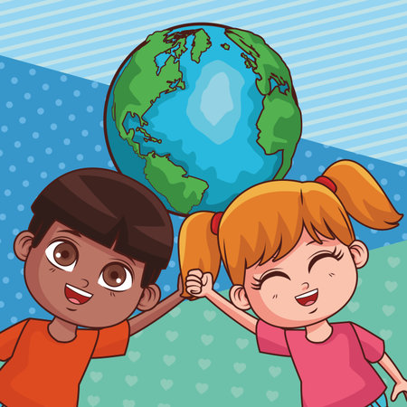 cute children cartoon vector illustration graphic designのイラスト素材