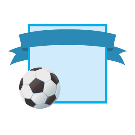 football sport cartoon vector illustration graphic designのイラスト素材