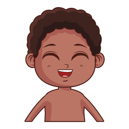 cute summer boy cartoon vector illustration graphic designのイラスト素材