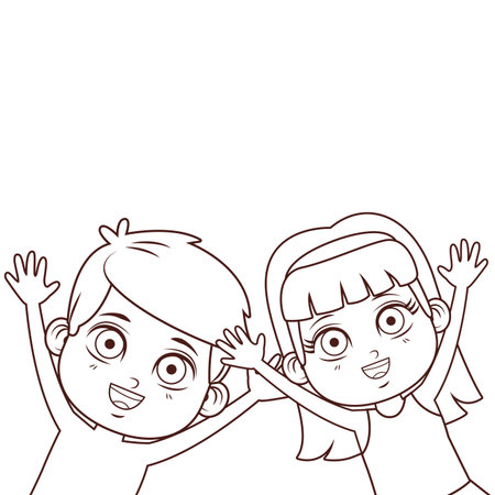 cute summer children cartoon vector illustration graphic designのイラスト素材