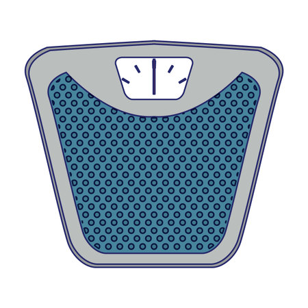 Body balance scale isolated vector illustration graphic designのイラスト素材