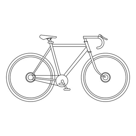 Bike sport vehicle isolated vector illustration graphic designのイラスト素材
