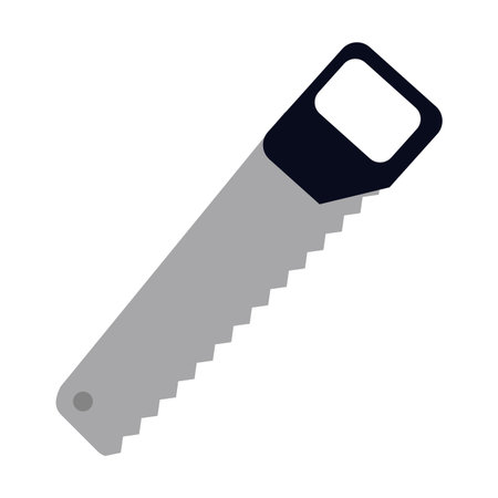 saw construction tool isolated vector illustration graphic designのイラスト素材