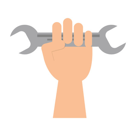 Hand with cartoon isolated vector illustration graphic designのイラスト素材