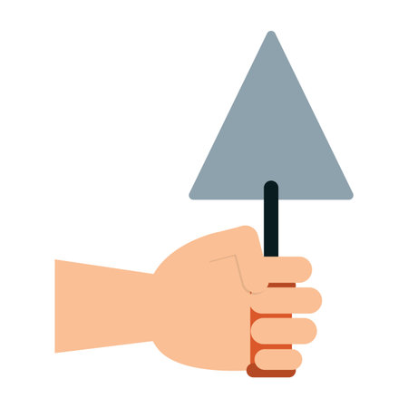 Hand with cartoon isolated vector illustration graphic designのイラスト素材