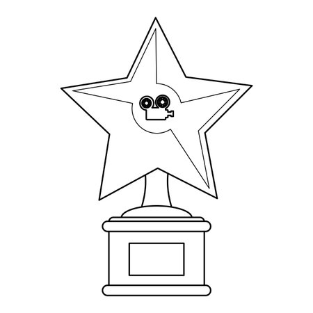 Cinema star award symbol vector illustration graphic designのイラスト素材