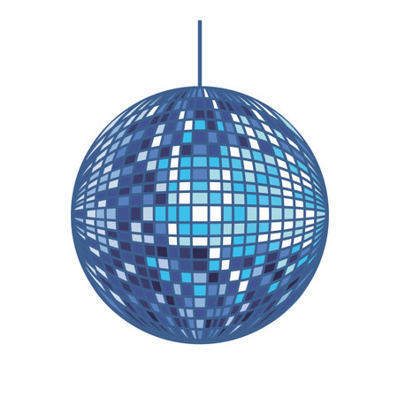 Disco ball isolated cartoon vector illustration graphic designのイラスト素材