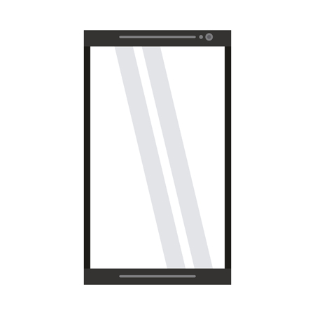 Smartphone mobile technology isolated vector illustration graphic designのイラスト素材