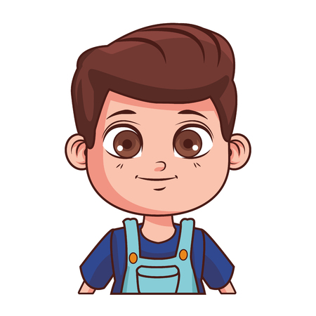 cute child cartoon vector illustration graphic designのイラスト素材